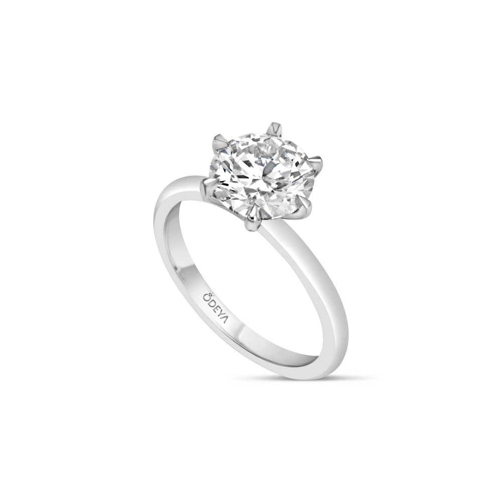 טבעת אירוסין יהלום 1 קראט - דגם ״איילי" | אודיה תכשיטים