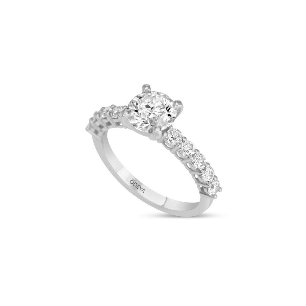 טבעת אירוסין יהלומים – דגם ״אליסה״ | אודיה תכשיטים